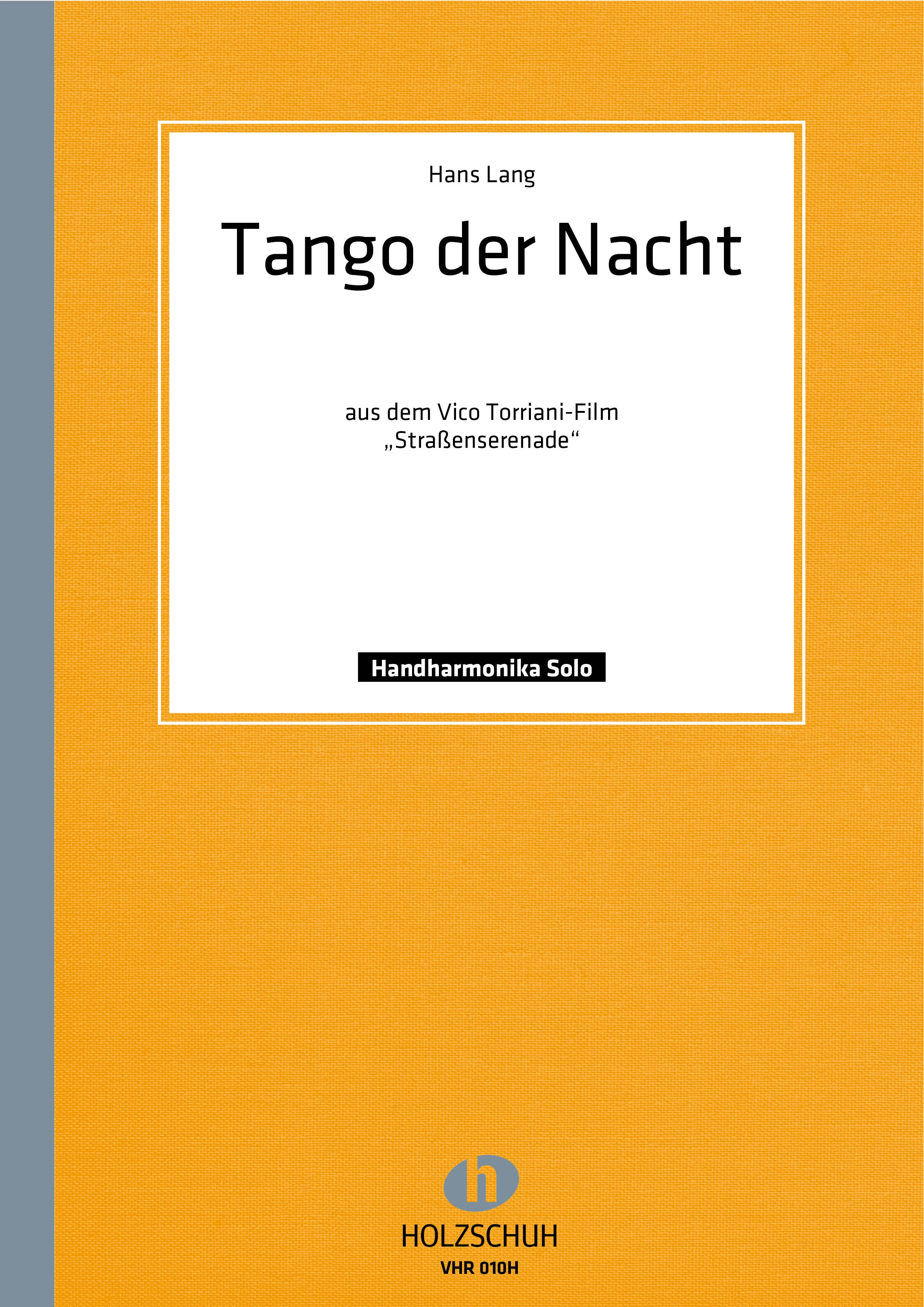 Vorderes Coverbild Tango der Nacht