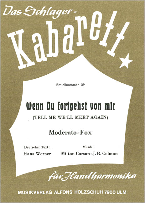 Vorderes Coverbild Wenn du fortgehst von mir
