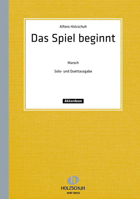 Vorderes Coverbild Das Spiel beginnt