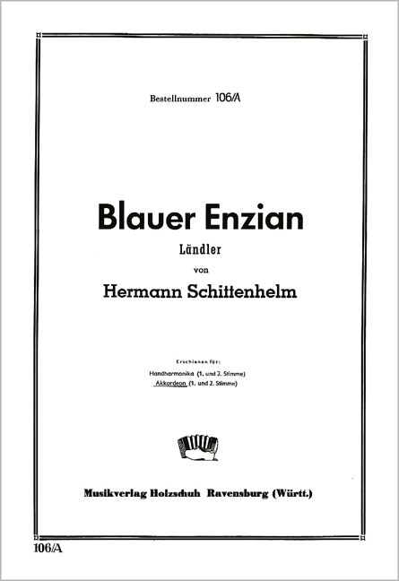 Vorderes Coverbild Blauer Enzian