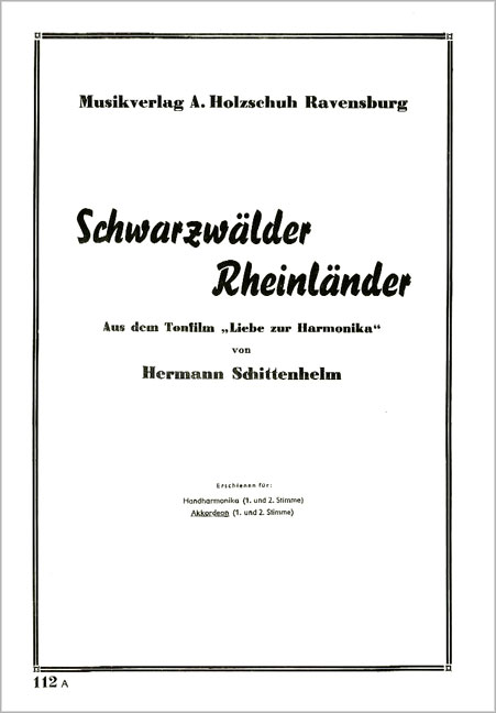 Vorderes Coverbild Schwarzwälder Rheinländer