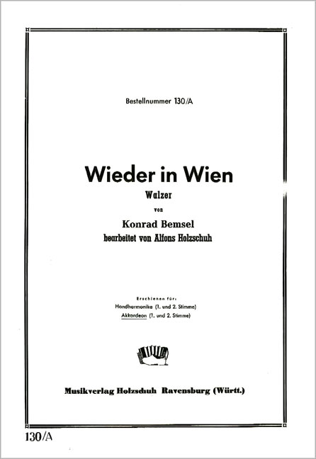 Vorderes Coverbild Wieder in Wien