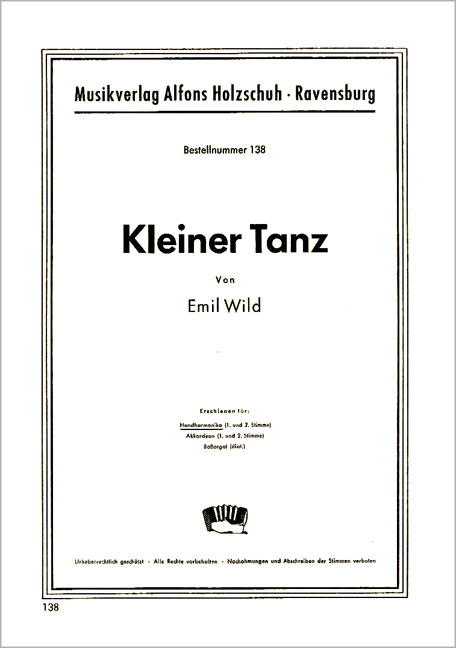 Vorderes Coverbild Kleiner Tanz