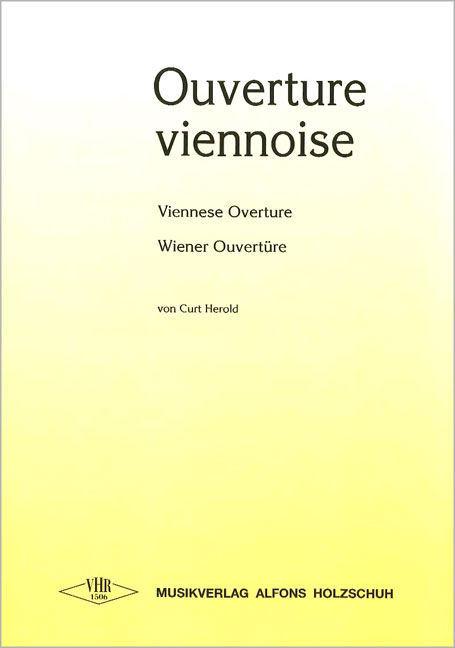 Vorderes Coverbild Ouvertüre Viennoise