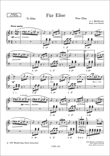 Vorderes Coverbild Für Elise