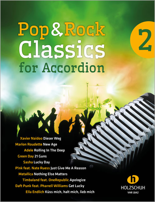 Vorderes Coverbild Pop & Rock Classics for Accordion 2