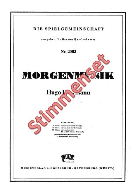 Vorderes Coverbild Morgenmusik