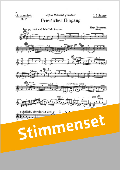 Vorderes Coverbild Feierlicher Eingang
