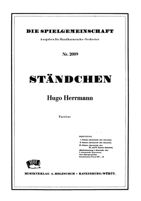 Vorderes Coverbild Ständchen