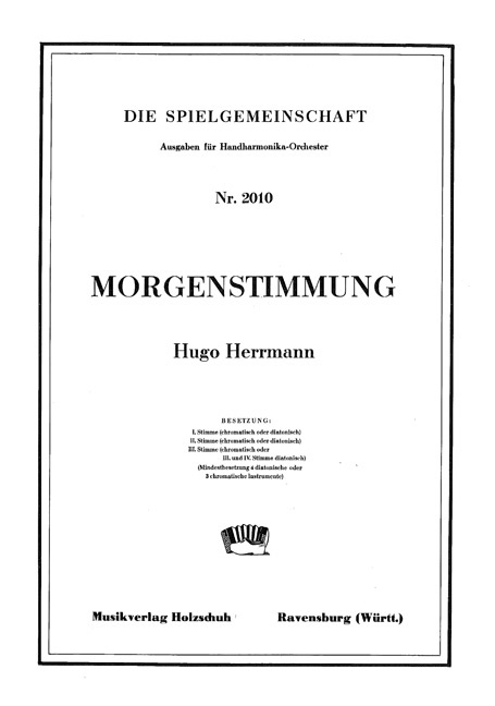 Vorderes Coverbild Morgenstimmung