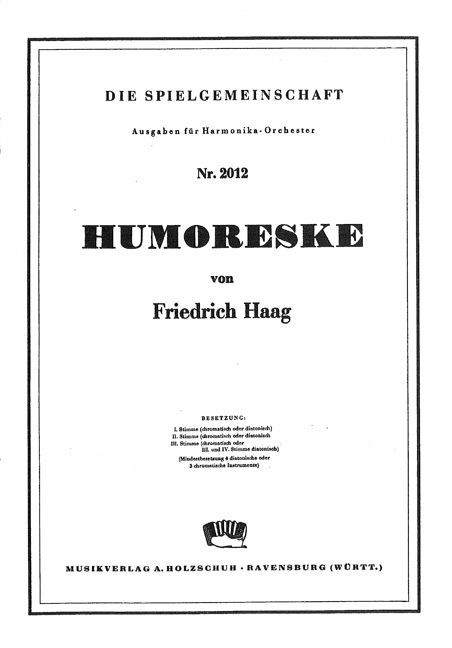 Vorderes Coverbild Humoreske