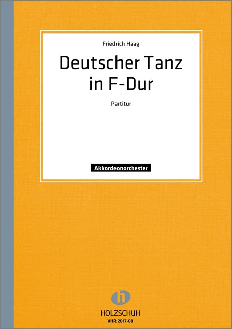 Vorderes Coverbild Deutscher Tanz in F-Dur