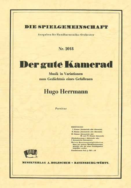 Vorderes Coverbild Der gute Kamerad