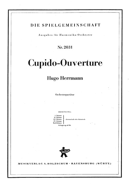 Vorderes Coverbild Cupido Ouvertuere