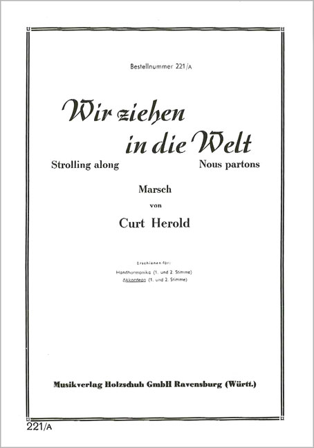 Vorderes Coverbild Wir ziehen in die Welt