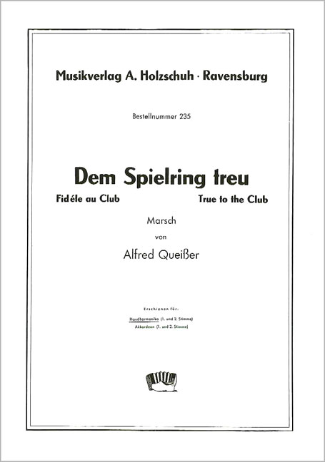 Vorderes Coverbild Dem Spielring Treu