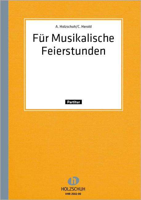 Vorderes Coverbild Für Musikalische Feierstunden