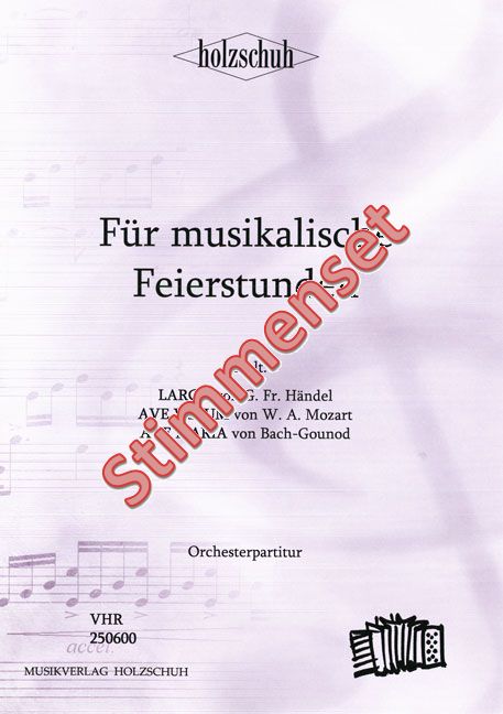 Vorderes Coverbild Für musikalische Feierstunden