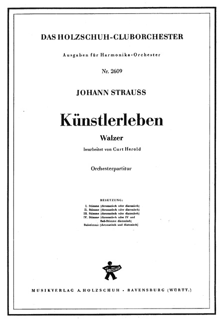 Vorderes Coverbild Künstlerleben