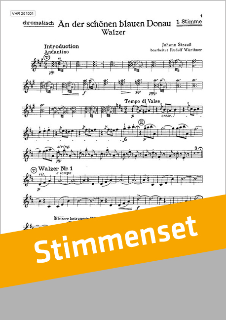 Vorderes Coverbild An der schönen blauen Donau