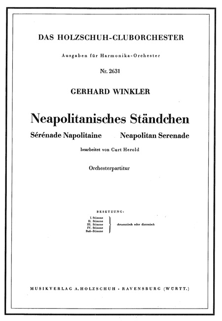 Vorderes Coverbild Neapolitanisches Ständchen