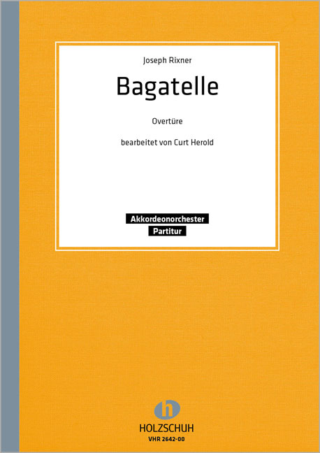 Vorderes Coverbild Bagatelle