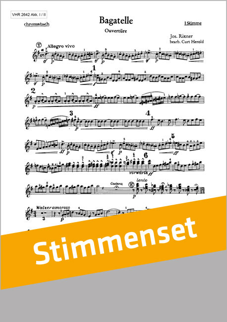 Vorderes Coverbild Bagatelle
