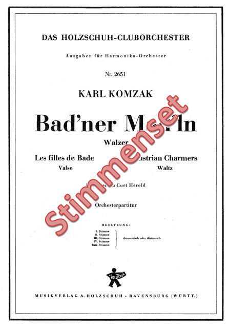 Vorderes Coverbild Bad'ner Mad'ln