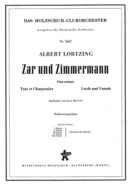Vorderes Coverbild Zar und Zimmermann