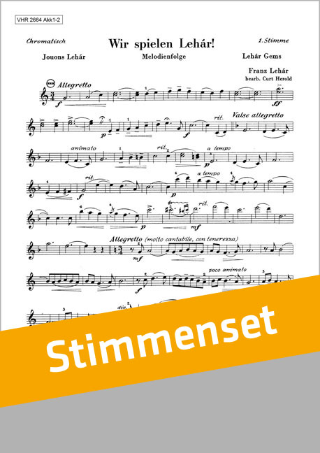 Vorderes Coverbild Wir Spielen Lehar