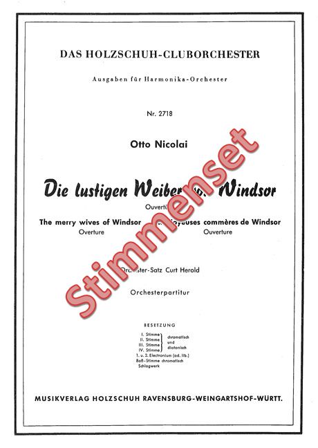 Vorderes Coverbild Die lustigen Weiber von Windsor