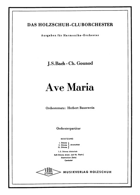 Vorderes Coverbild Ave Maria