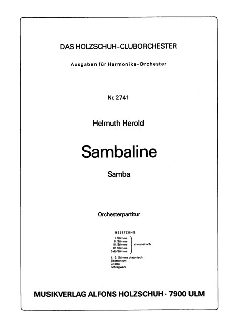 Vorderes Coverbild Sambaline