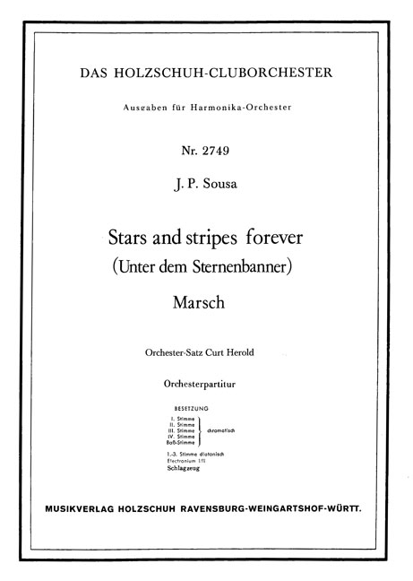 Vorderes Coverbild Stars And Stripes Forever