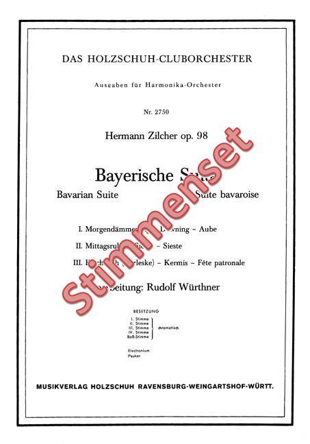 Vorderes Coverbild Bayerische Suite