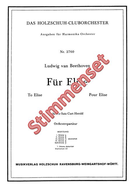 Vorderes Coverbild Für Elise