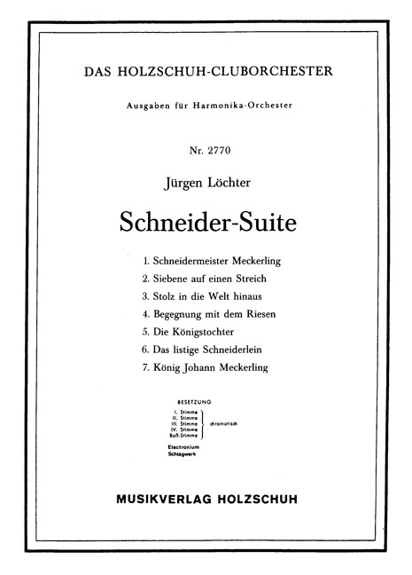 Vorderes Coverbild Schneider Suite