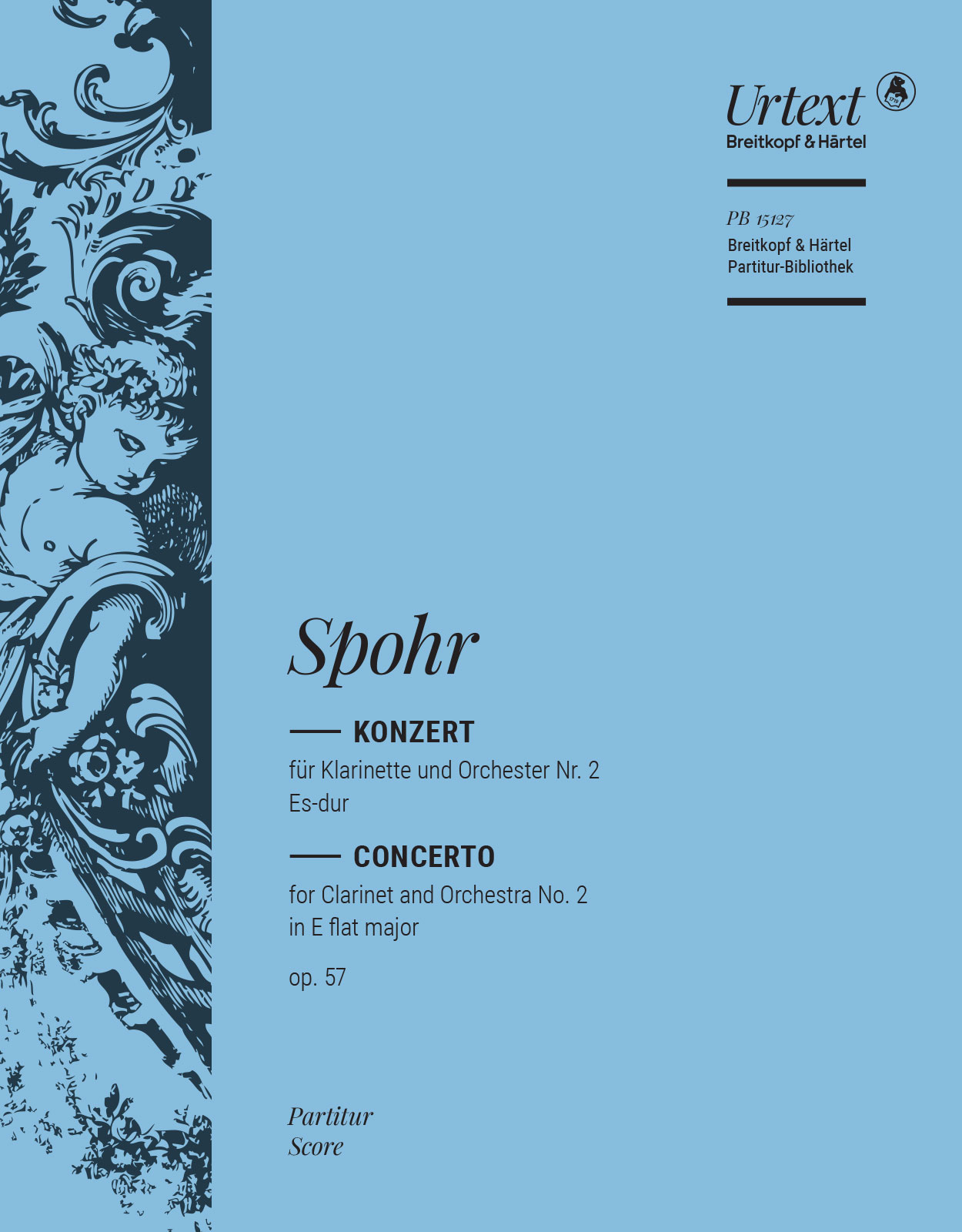 Vorderes Coverbild Klarinettenkonzert Nr. 2 Es-dur op. 57