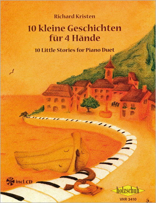 Vorderes Coverbild 10 kleine Geschichten für 4 Hände (mit CD)