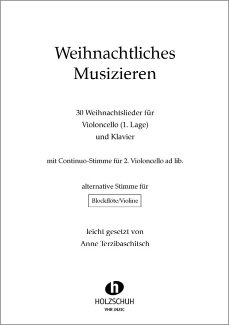 Vorderes Coverbild Weihnachtliches Musizieren