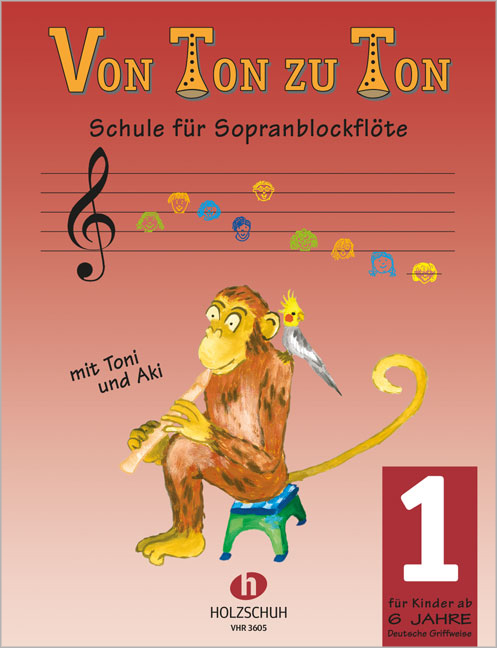 Vorderes Coverbild Von Ton zu Ton 1 (deutsche Griffweise)