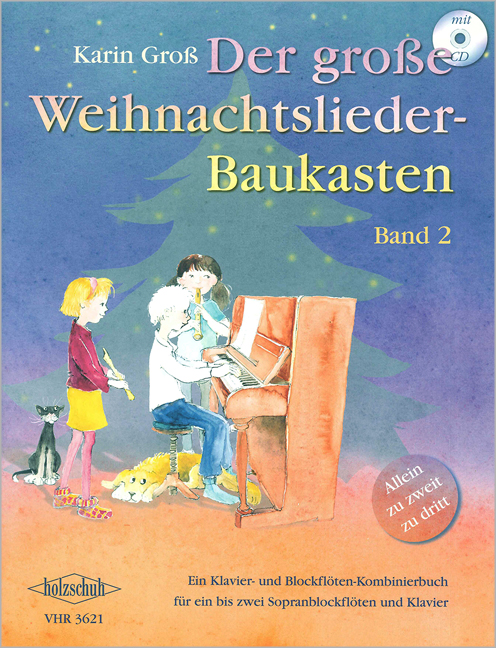 Vorderes Coverbild Der große Weihnachtslieder-Baukasten, Band 2 (mit CD)