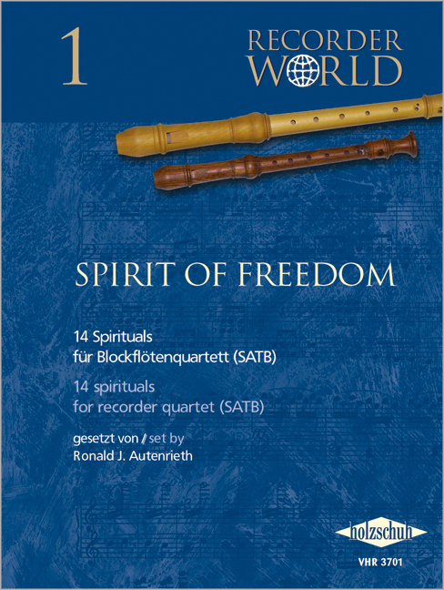 Vorderes Coverbild Spirit of Freedom für Blockflötenquartett