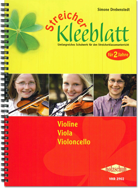 Vorderes Coverbild Streicher-Kleeblatt, Schülerband