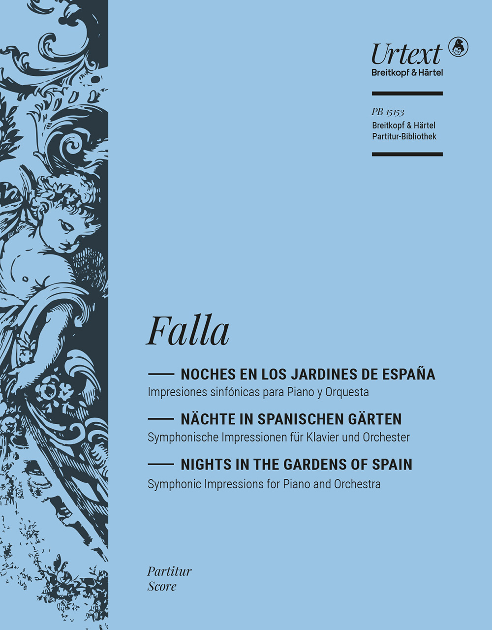 Vorderes Coverbild Noches en los jardines de España für Klavier und Orchester