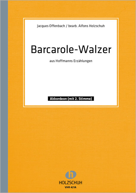 Vorderes Coverbild Barcarole-Walzer
