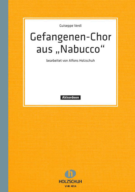 Vorderes Coverbild Gefangenen-Chor aus Nabucco