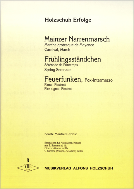 Vorderes Coverbild Holzschuh Erfolge, Band  8