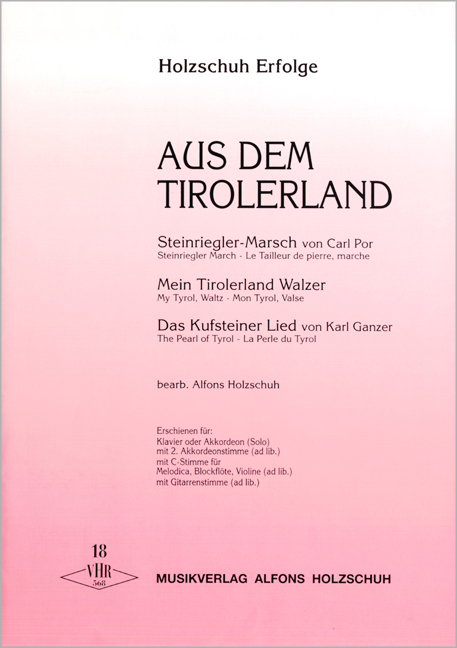 Vorderes Coverbild Holzschuh Erfolge, Band 18