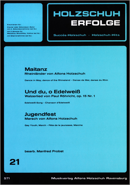 Vorderes Coverbild Holzschuh Erfolge, Band 21